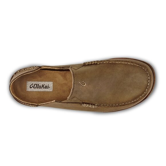OluKai Moloa Men’s Nubuck Slip-on Loafers Shoes $140 Ray / Toffee - Picture 13 of 16